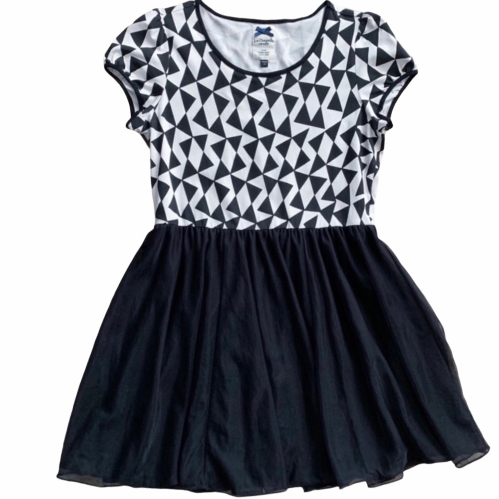 La Chapelle Sport Vintage Skater Black&White Dress